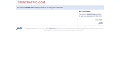 Desktop Screenshot of cointraffic.com